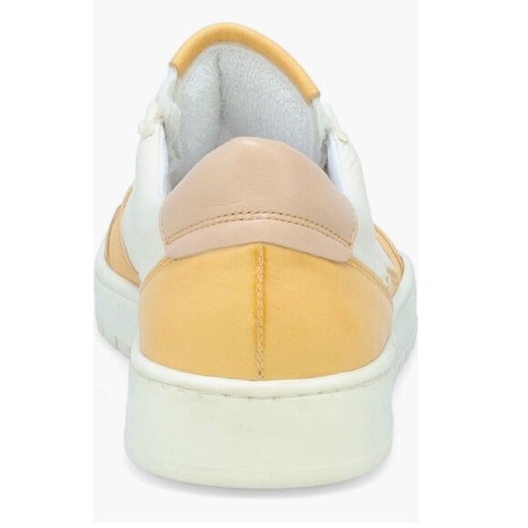Miz Mooz Veronica Leather Sneaker Lightweight Yellow/White Size 7.5 Euro 38, NWT - Picture 5 of 17